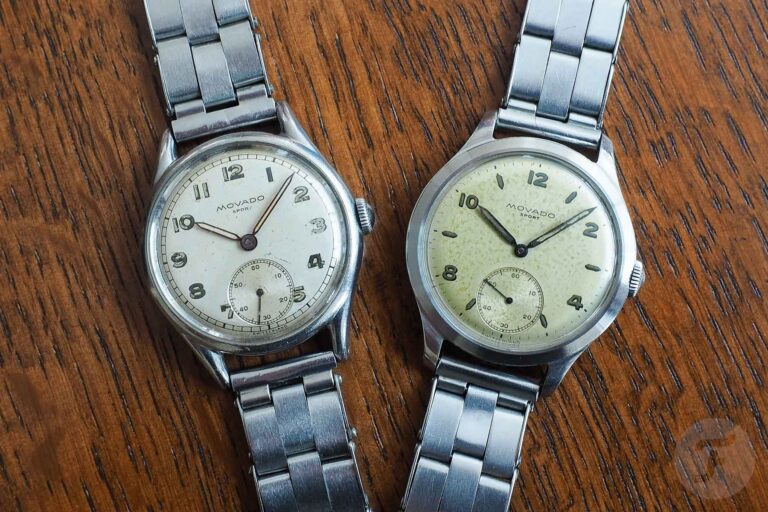 Vintage Watches: Two Borgel Cased Movado Sports Models