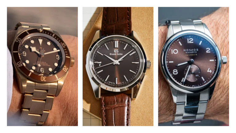 6 Of The Best Chocolate Dial Watches Under $10,000