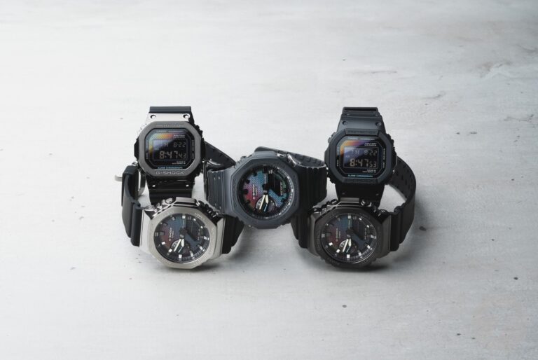 Experience Casio's New G Shock Rainbow Brick Wall Collection Hands On