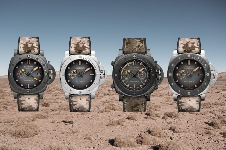 Four Panerai Submarine Navy Seals Models