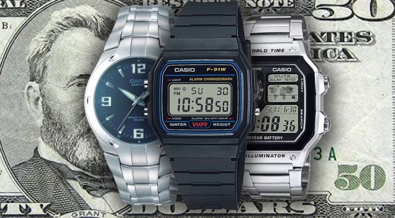 7 Of The Best Casio Watches Under $50