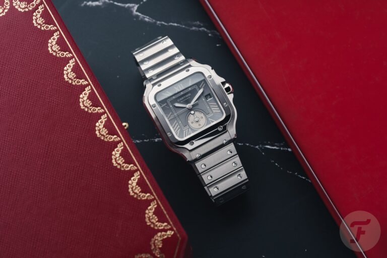 In Action: The Cartier Santos De Cartier Dual Time Is