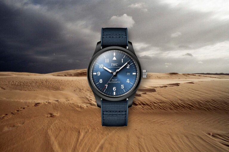 Iwc Raaf Shoot A Huge Dunes With A Pilot Watch