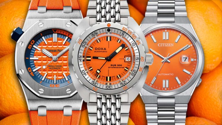 8 Of The Best Orange Dial Clocks For Those Who