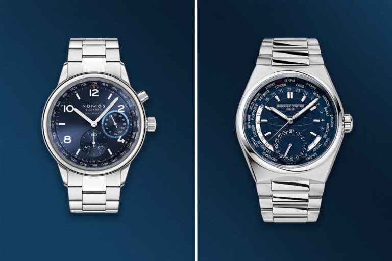 Nomos World Timer Vs. Frederick Constant World Timer