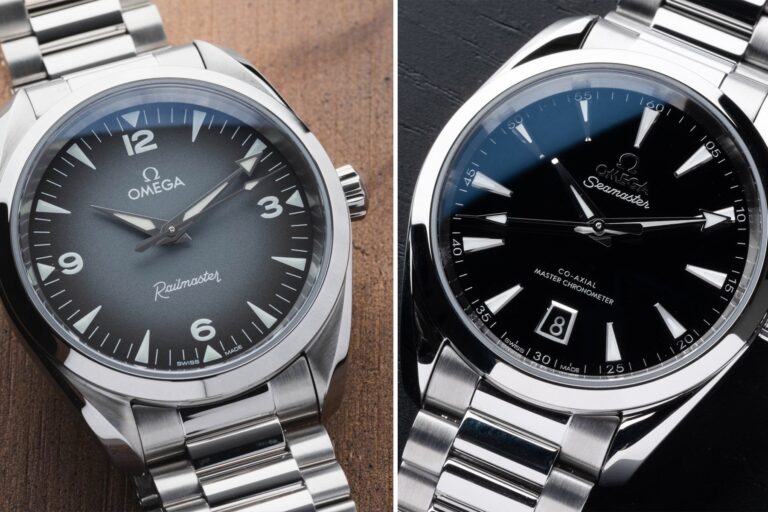 Omega Rail Master (2025) Vs. C Master Aqua Terra 150m (38mm)