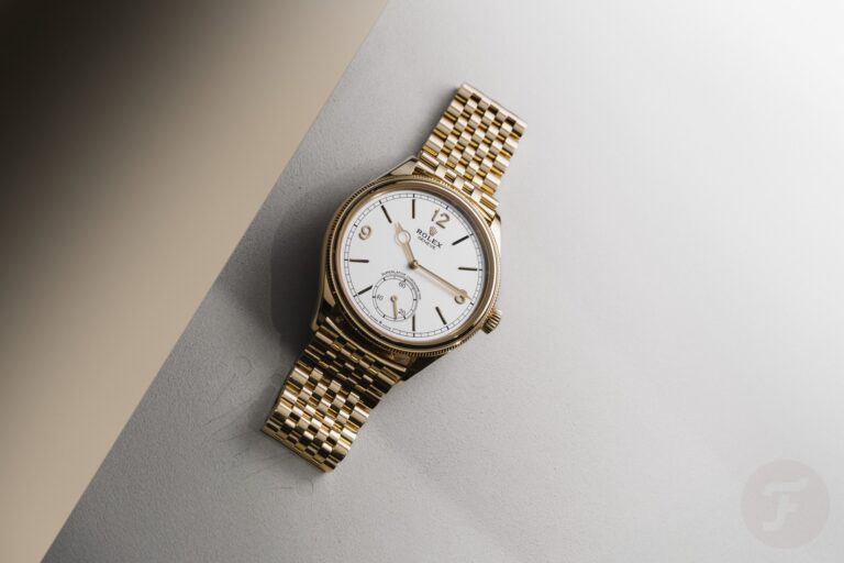 Practice Yellow Gold Rolex Perpetual 1908 With Settimo Bracelet