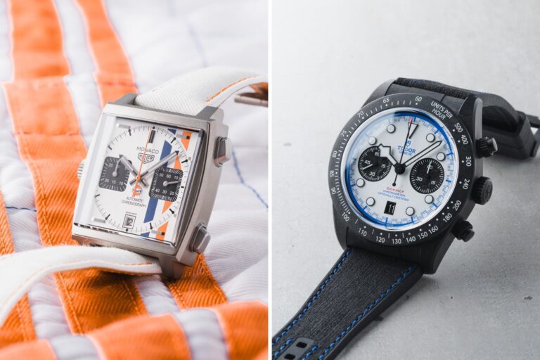Tag Heuer Monaco Bay And Tudor Black Bay Chrono "carbon