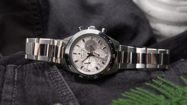 This Zenith Chronomaster Sports Meteorite Steel Is Now Available Worldwide