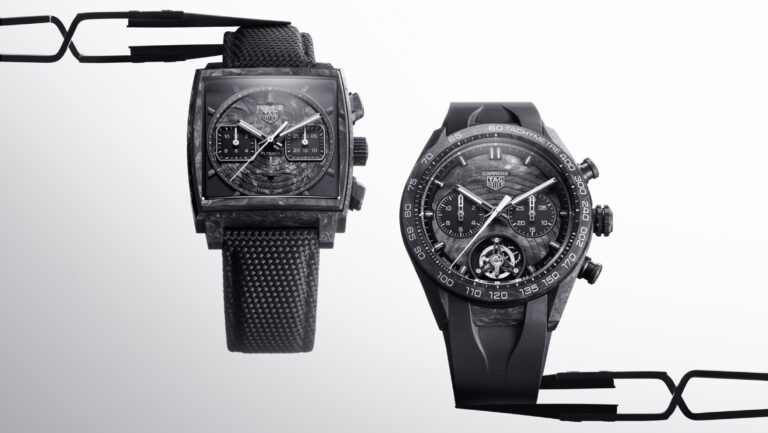 Tag Heuer Debuts Two Chronographs With Innovative Carbon Hairsprings.